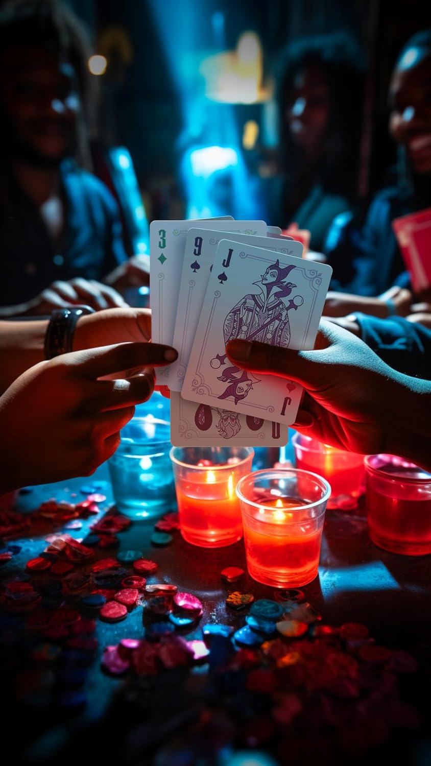 Bicycle Disney Villains Playing Cards - Purple or Green