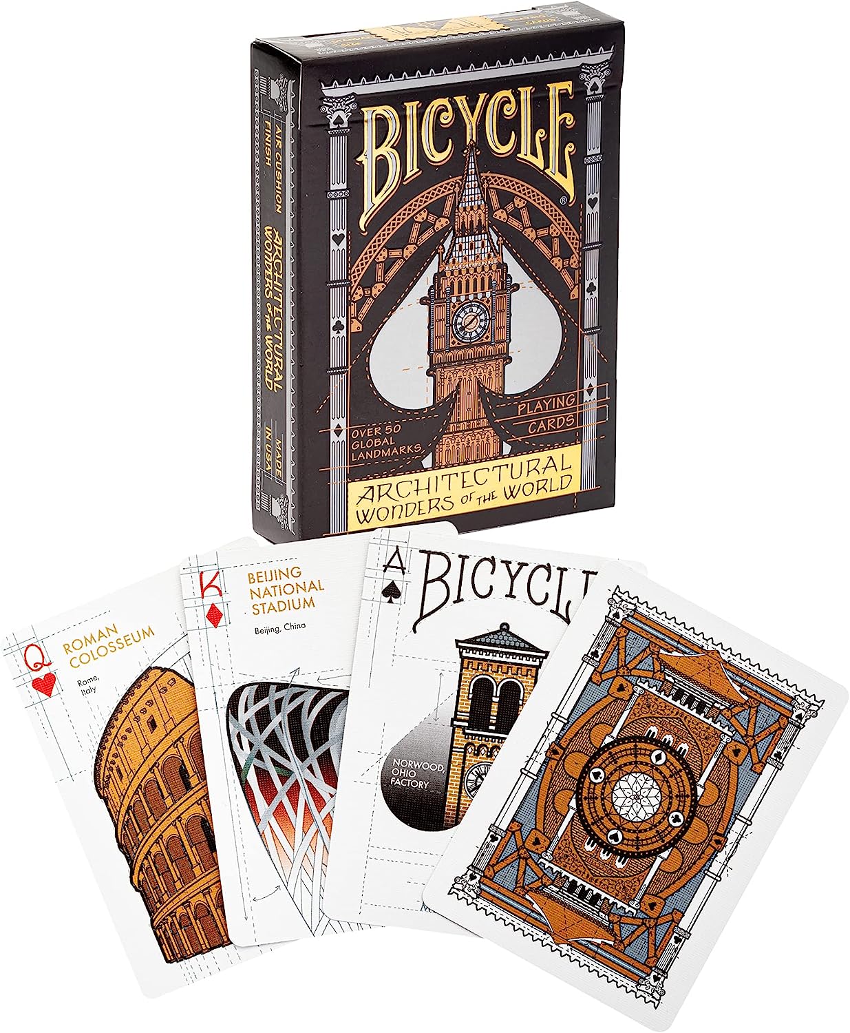 Bicycle Architectural Wonders Of The World Playing Cards