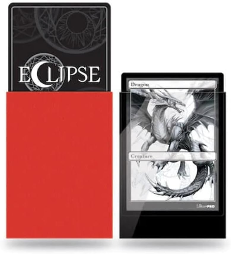 Ultra Pro - Eclipse Gloss Standard Sleeves 100 Pack - Apple Red