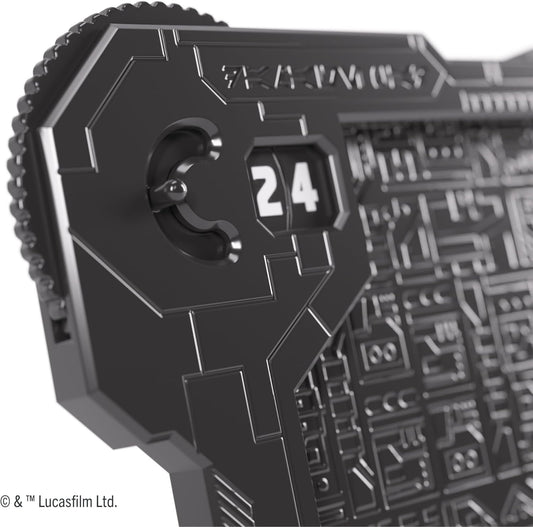 close up of damage wheel for the Black Gamegenic Damage Pad for Star Wars: Unlimited
