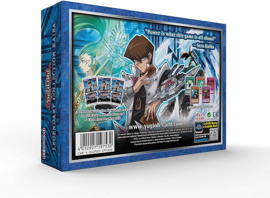 Yu Gi Oh! Legendary Collection Kaiba (2025 Unlimited Reprint) rear of box