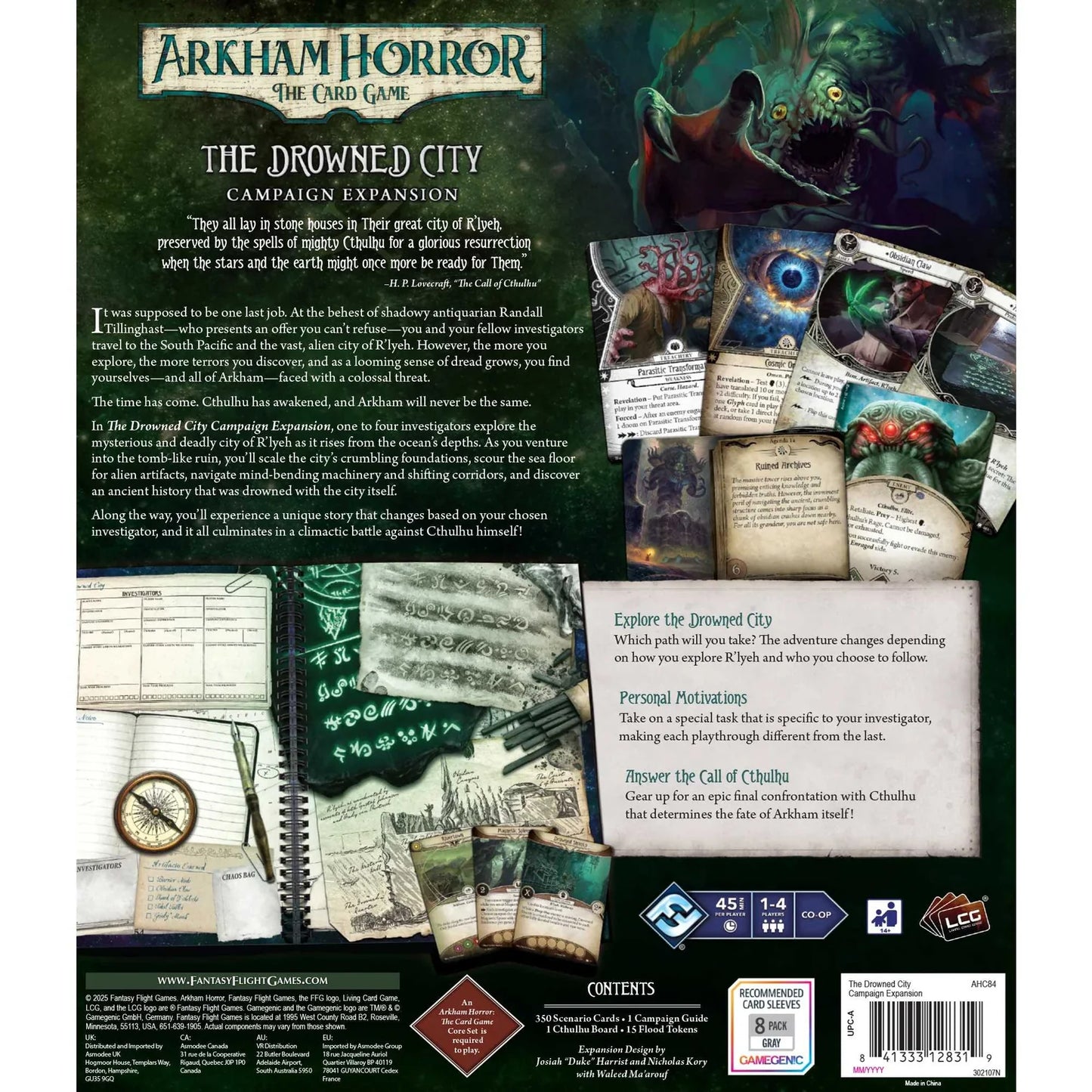 Arkham Horror: The Card Game - The Drowned City Campaign Expansion