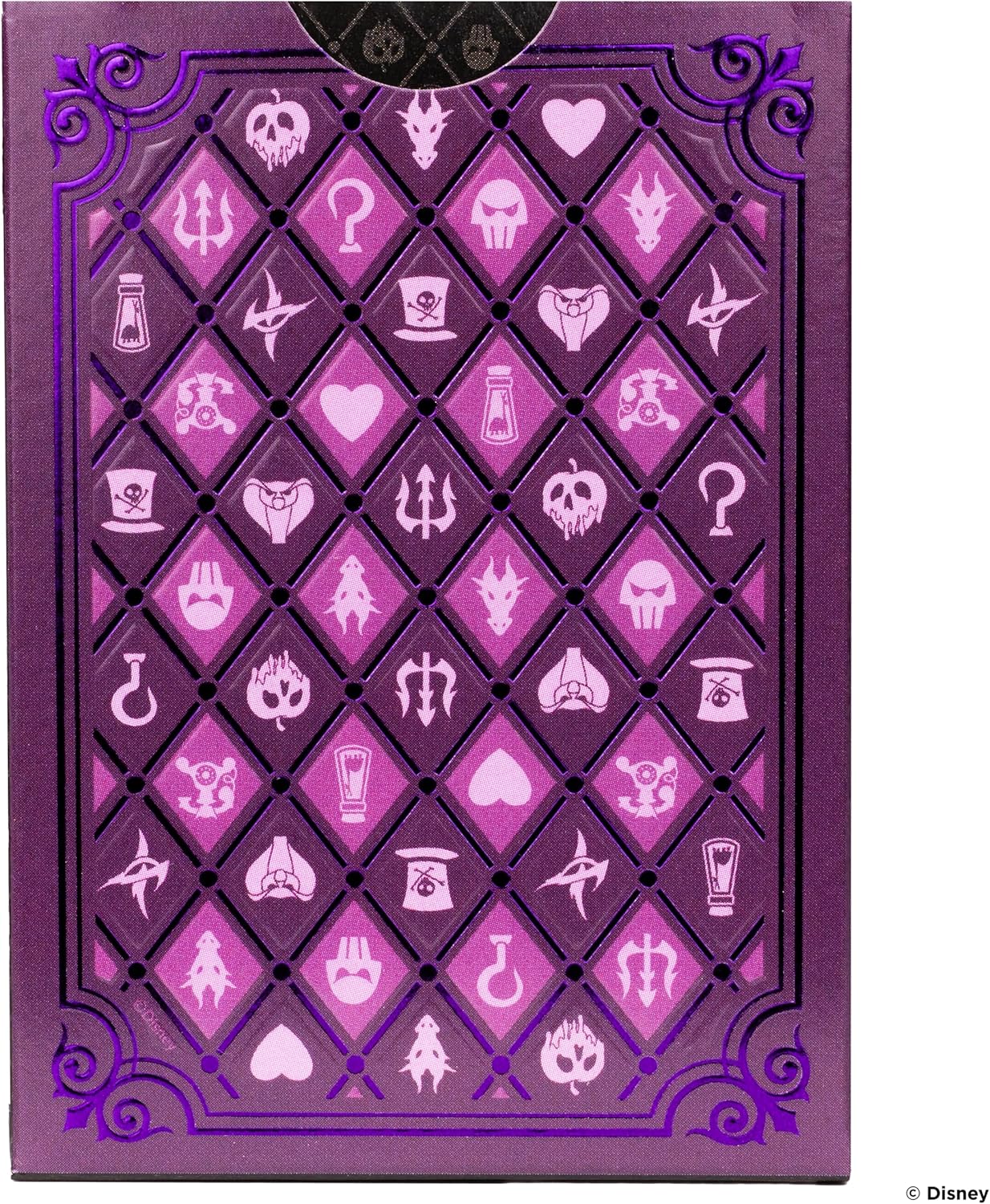 Bicycle Disney Villains Playing Cards - Purple or Green