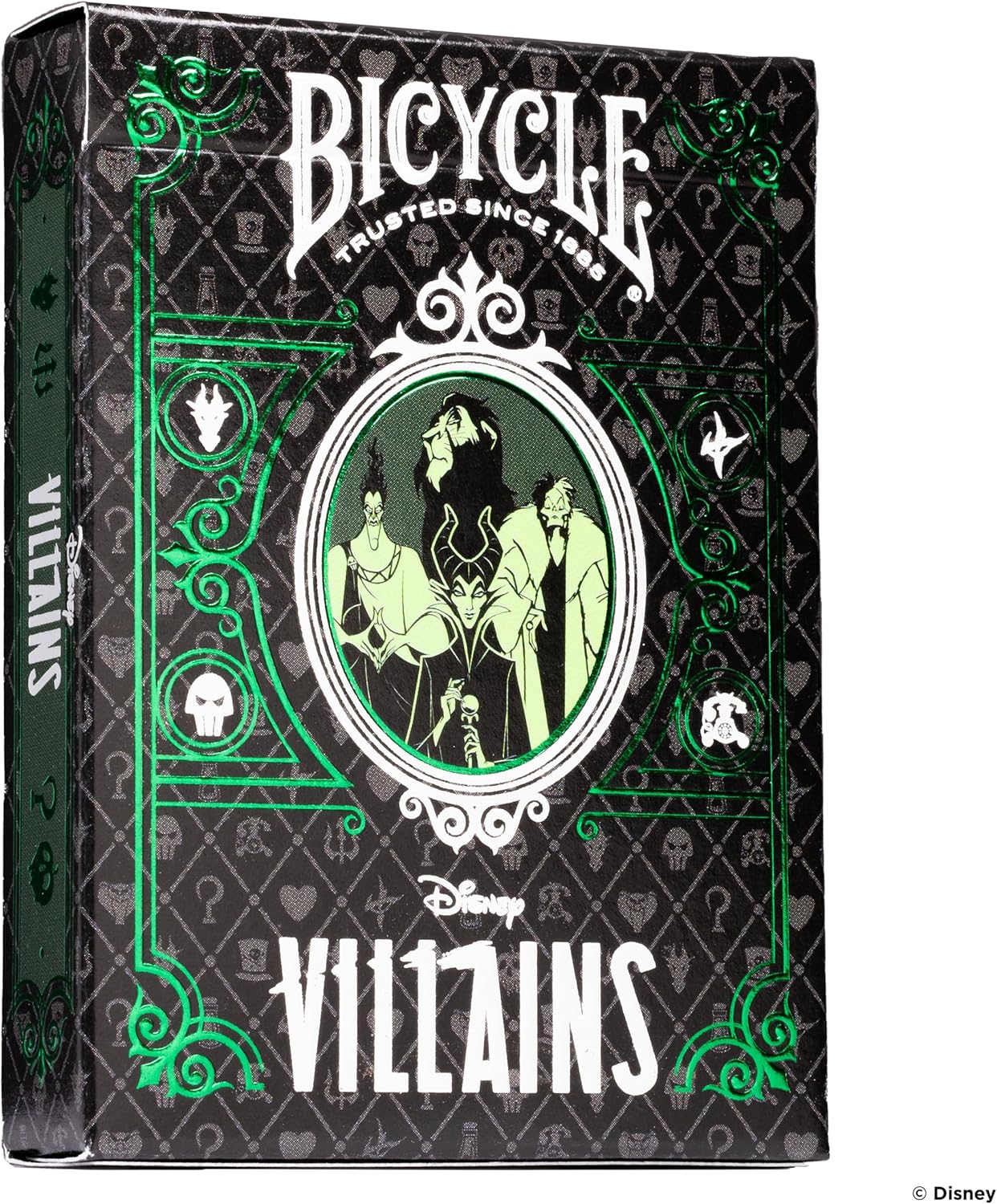 Bicycle Disney Villains Playing Cards - Purple or Green
