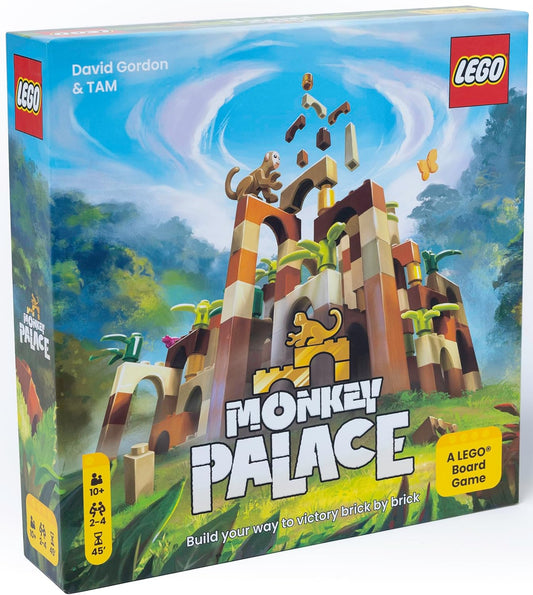 LEGO Monkey Palace board game box with colorful design and LEGO logo.