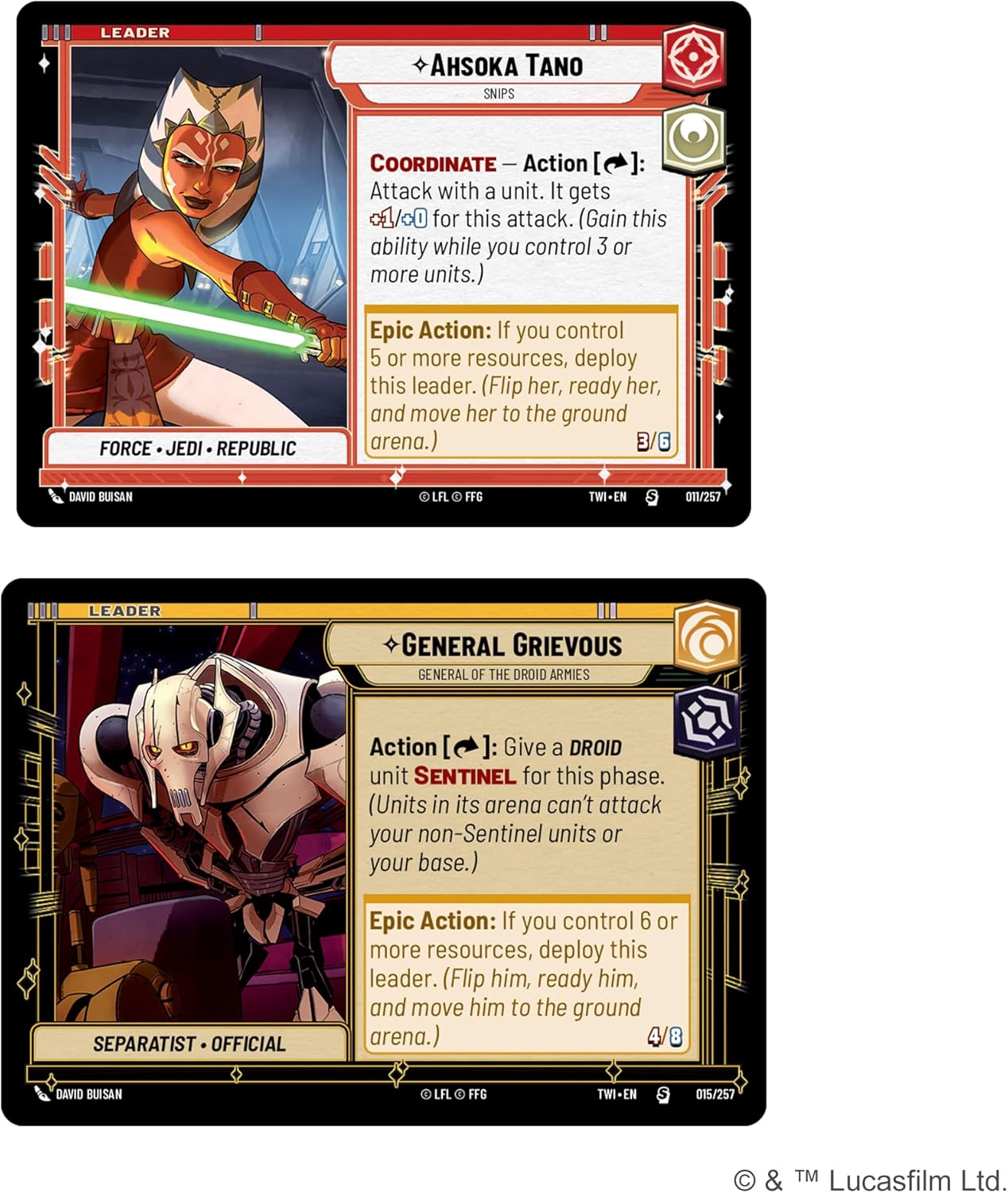 Star Wars: Unlimited Twilight of the Republic Two-Player Starter