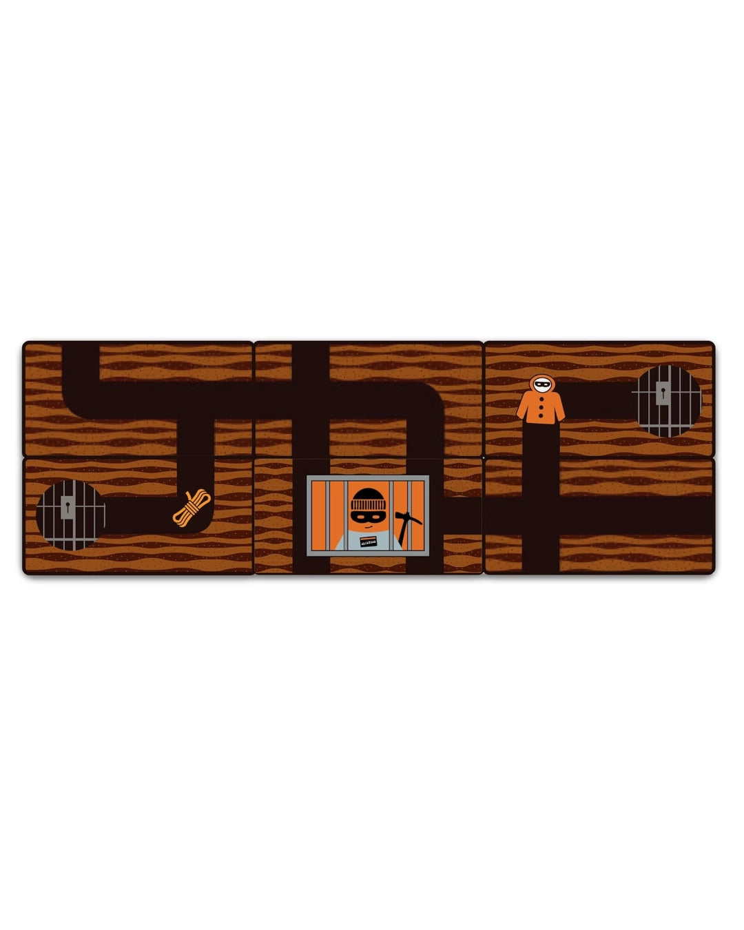 Tiles for the card game Bandido Alcatraz