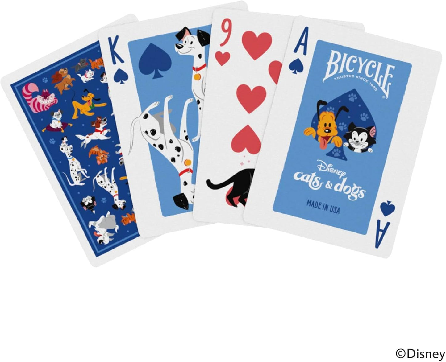 Bicycle Disney Cats and Dogs Playing Cards