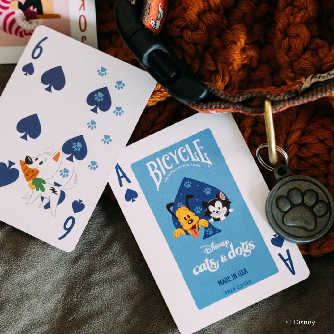 Bicycle Disney Cats and Dogs Playing Cards