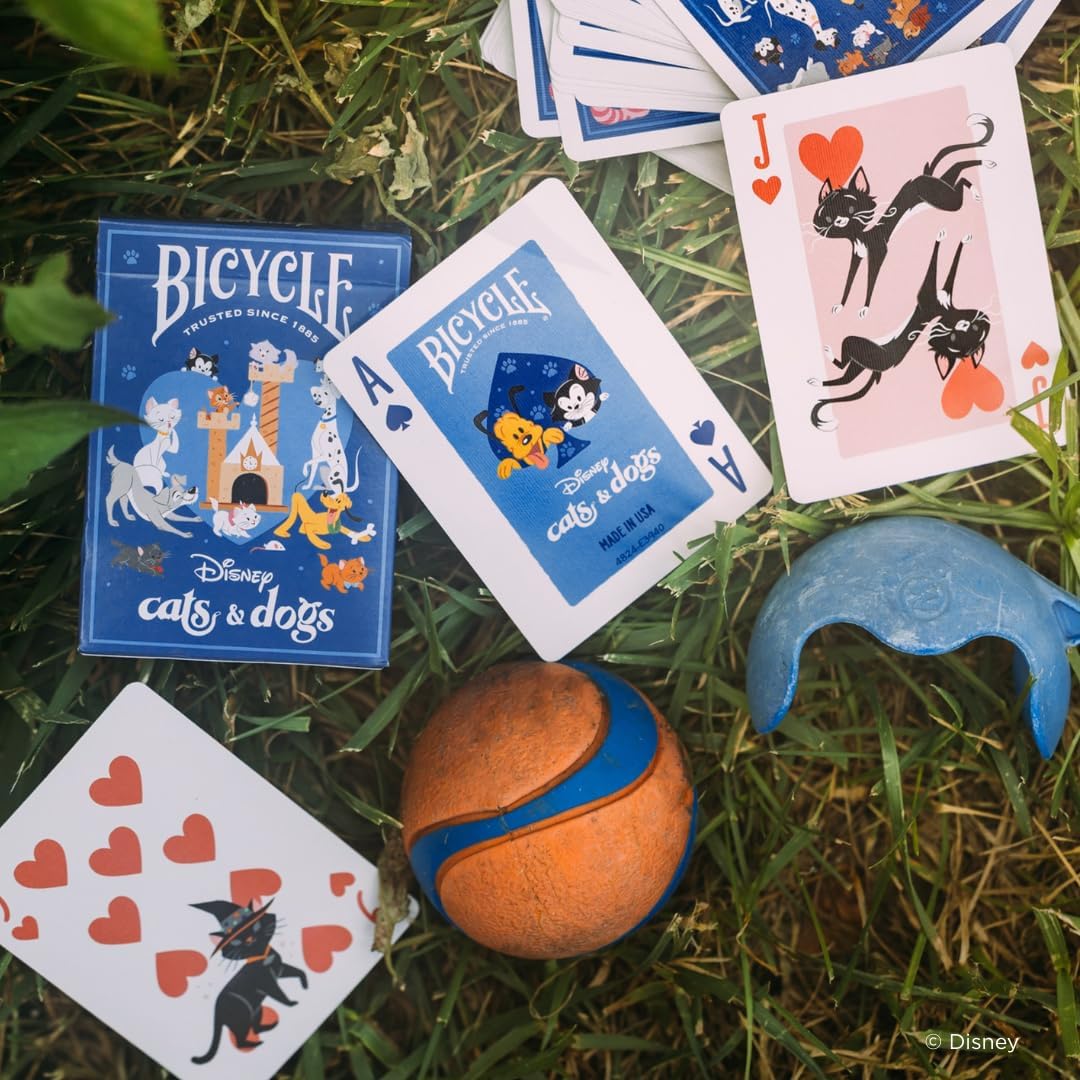 Bicycle Disney Cats and Dogs Playing Cards