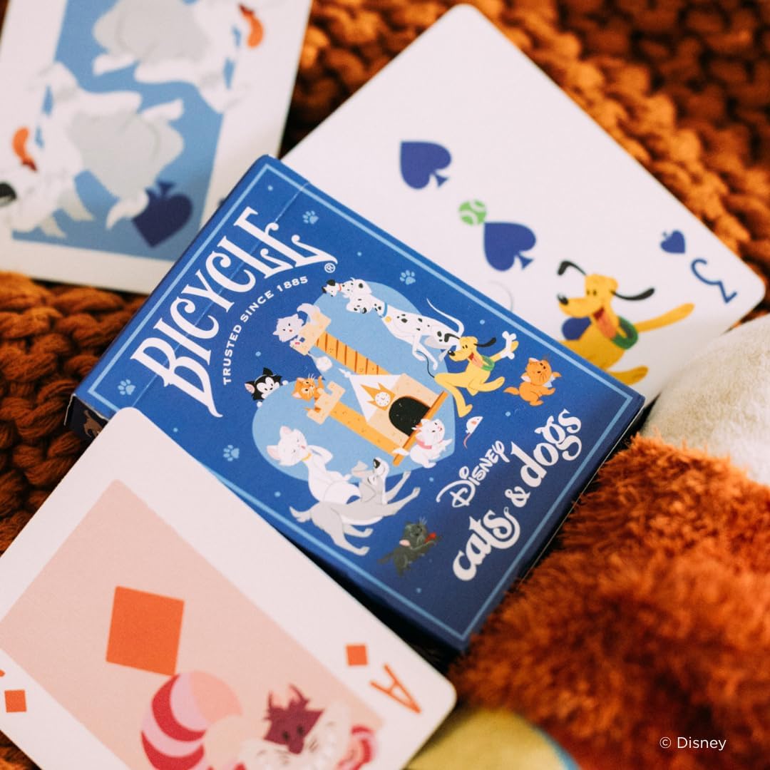 Bicycle Disney Cats and Dogs Playing Cards