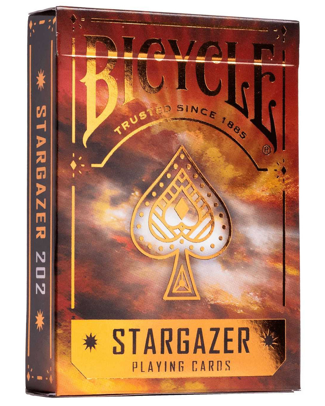 Bicycle Stargazer 202 playing cards packaging with spade symbol