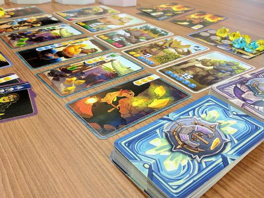 Board game 'Century: Golem Edition' featuring in game cards