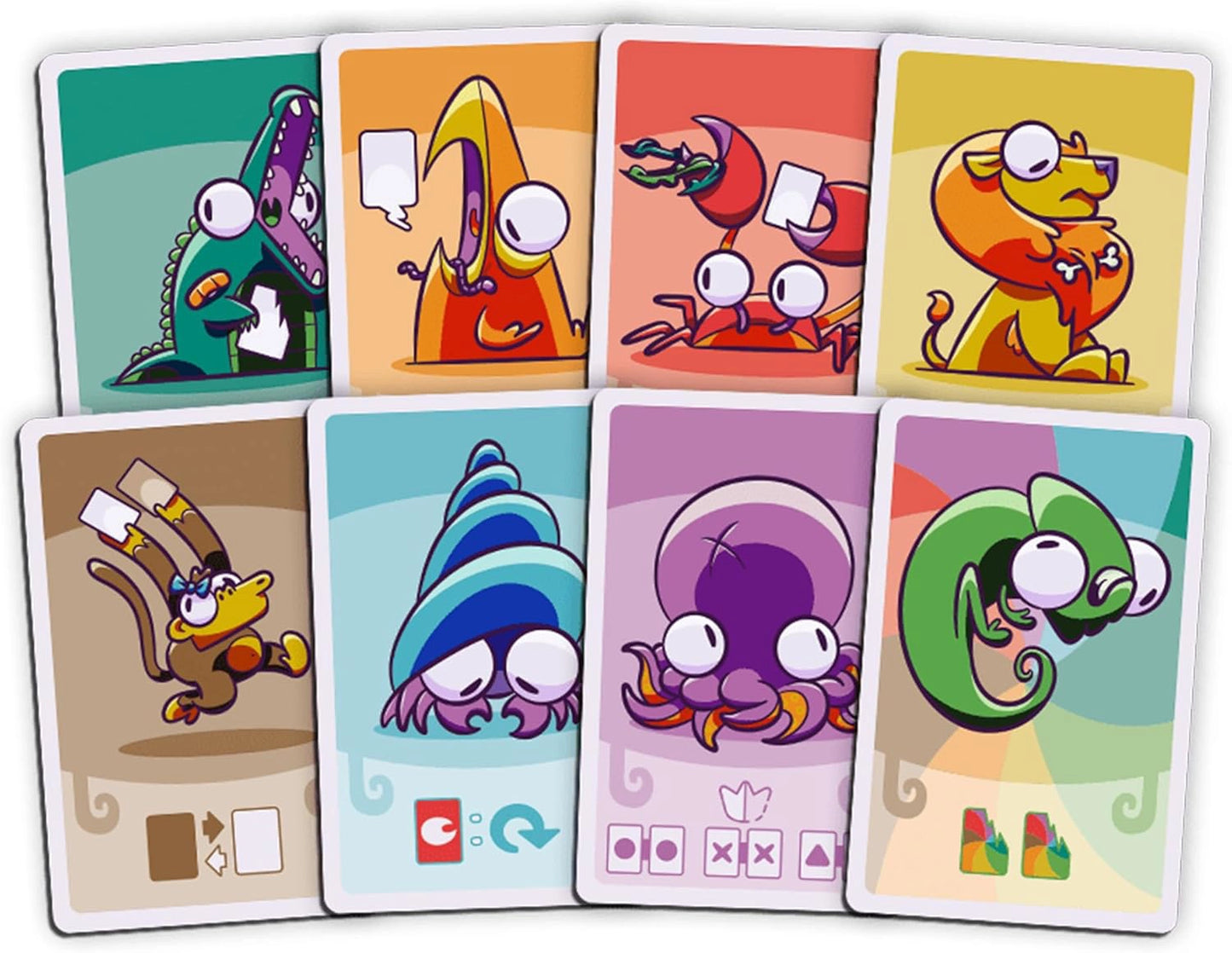 close up of cards for Collect! card game