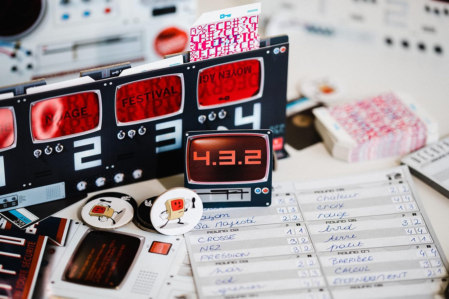 close of Decrypto the board game contents