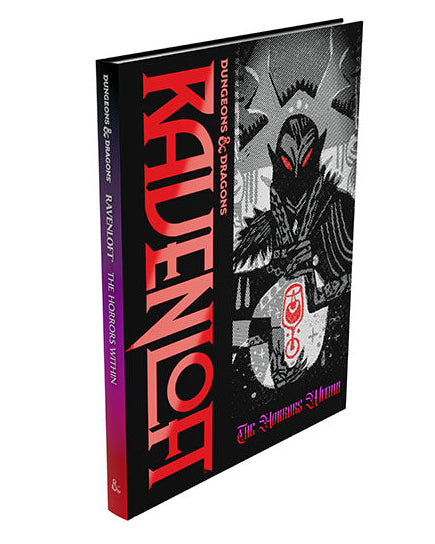 Dungeons and dragons Ravenloft - The Horrors within - Alternate Cover with a red and black design