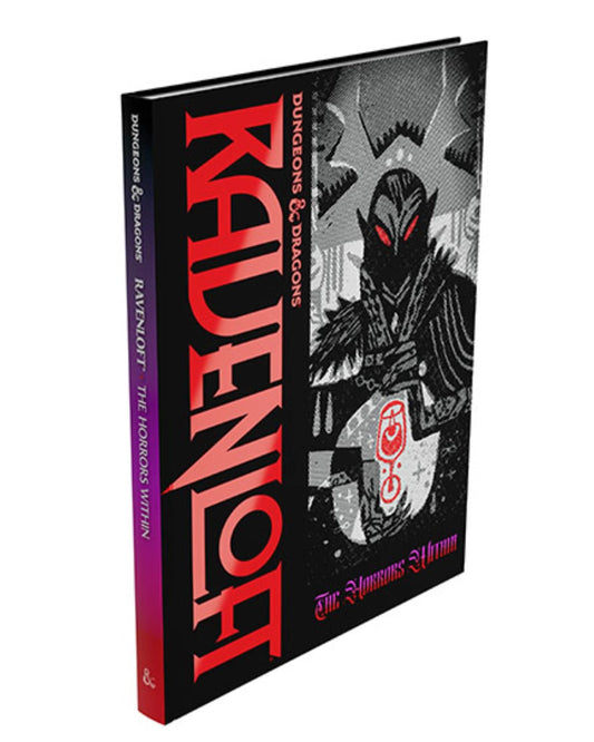 Dungeons and dragons Ravenloft - The Horrors within - Alternate Cover with a red and black design