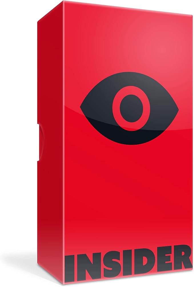 Red box with a black eye logo and 'INSIDER' text on a white background