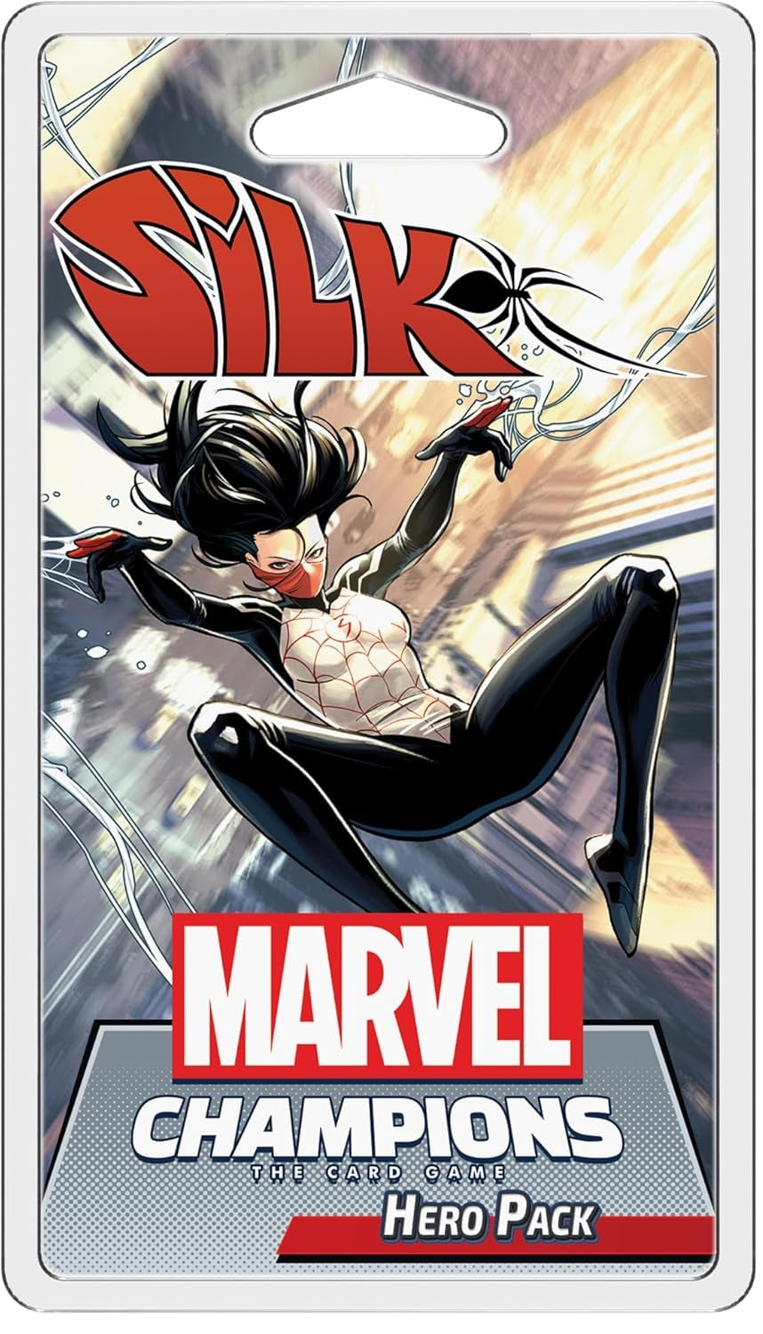 Marvel Champions card game hero pack with superhero character on a white background