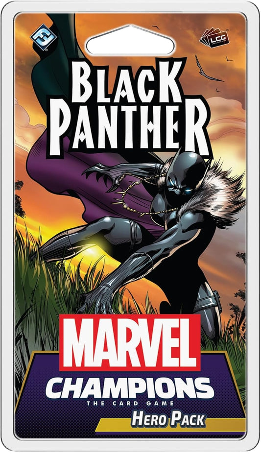 Marvel Champions: The Card Game Black Panther hero pack packaging