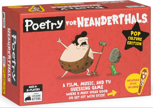 Product packaging for Poetry for Neanderthals Pop Culture Edition
