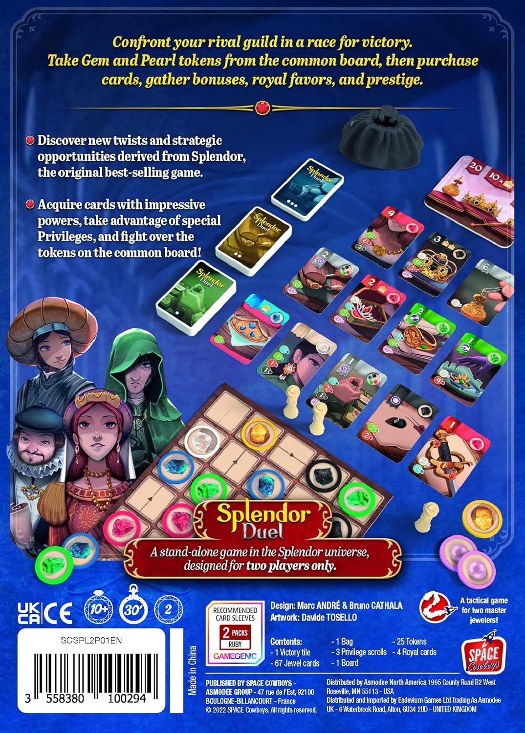 Splendor Life Splendor Duel - Two Player Card Game – Life of Games