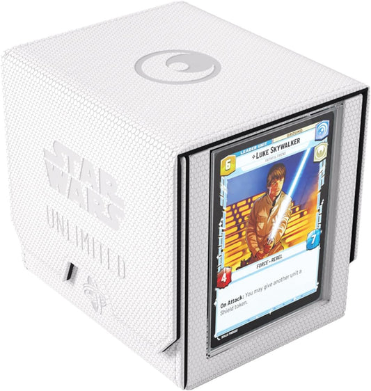 Star Wars: Unlimited Deck Pod - White/Black on a white background