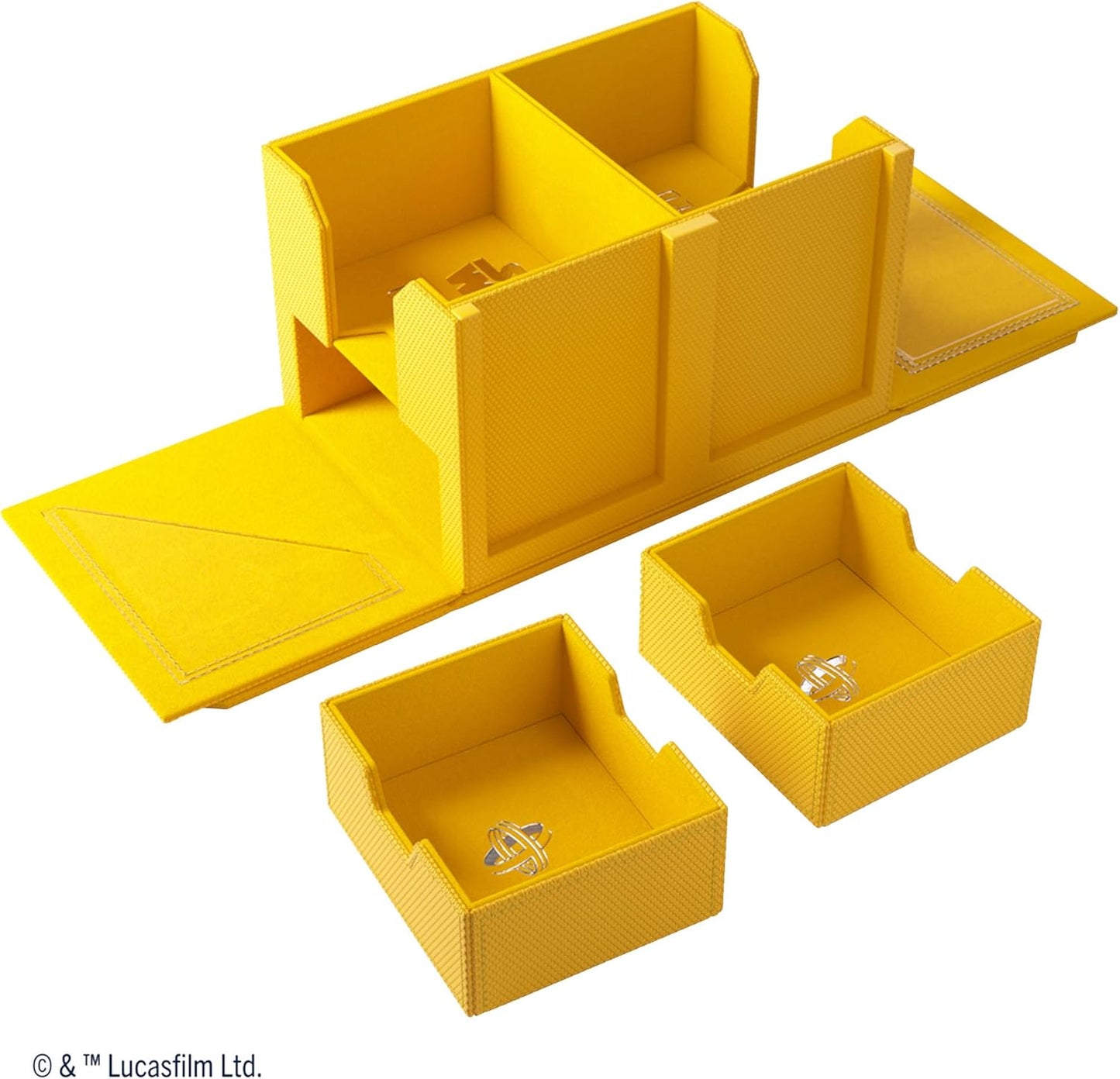 Star Wars: Unlimited Double Deck Pod - Yellow pod fully open
