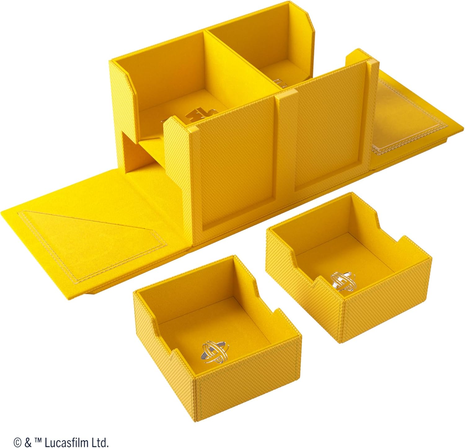 Star Wars: Unlimited Double Deck Pod - Yellow pod fully open