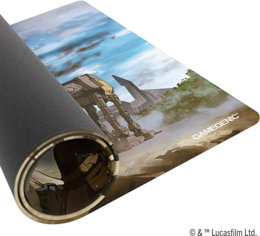 Gamegenic playmat with Star Wars design featuring an  AT-AT walker