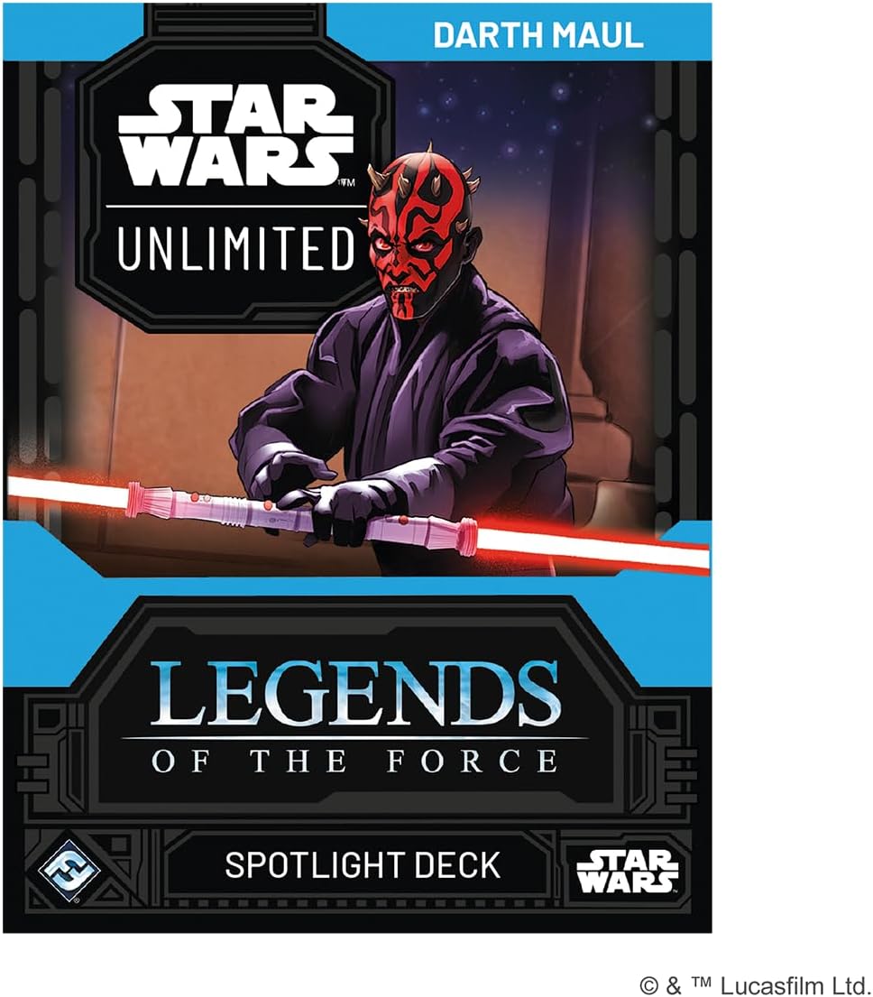 Star Wars Unlimited Darth Maul Legends of the Force Spotlight Deck packaging