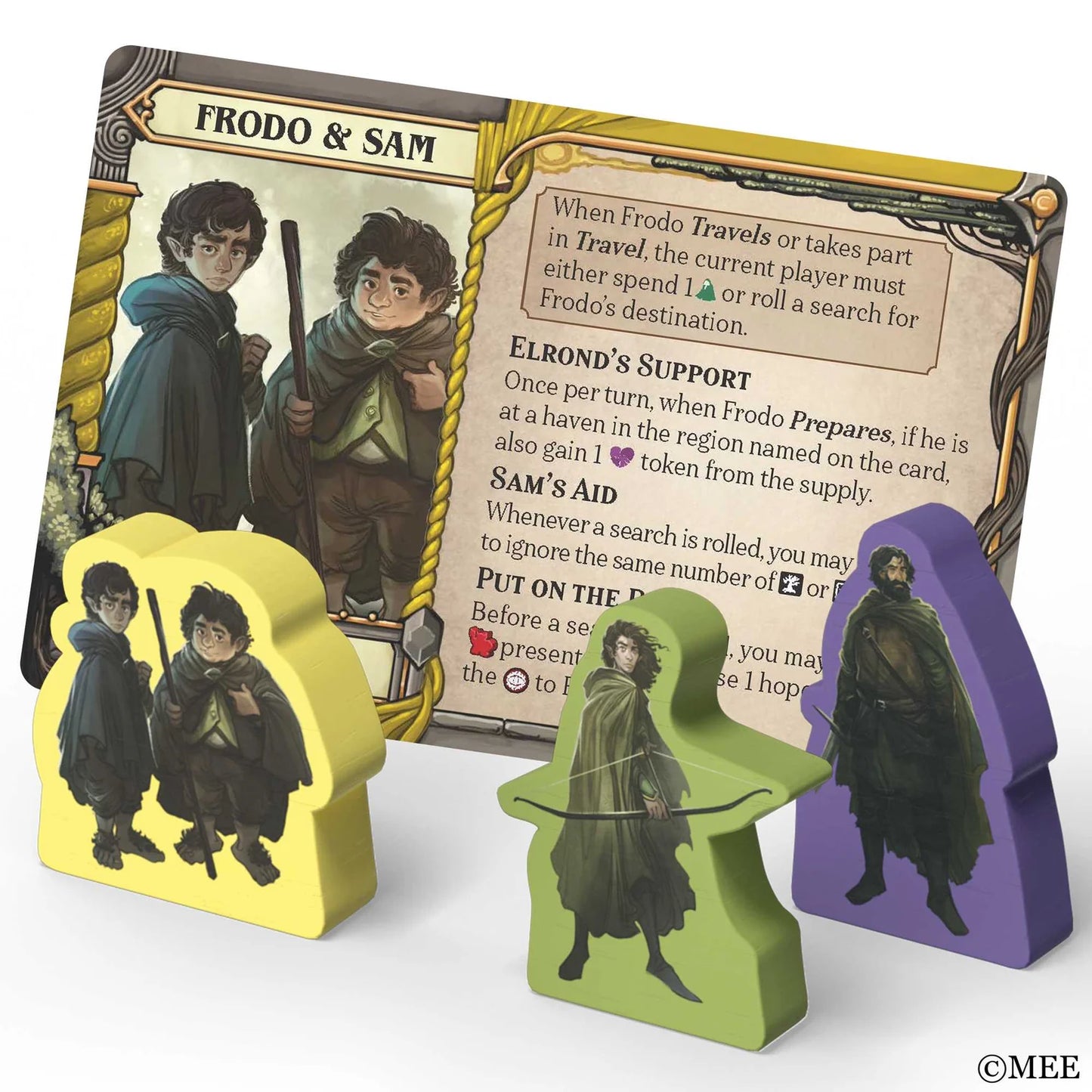 The Lord of the Rings: Fate of the Fellowship game pieces
