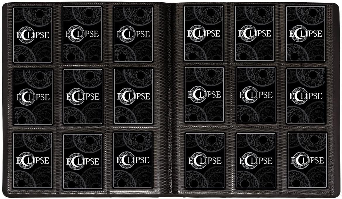 Ultra Pro Eclipse 9 pocket binder. open to show card sleeve slots 