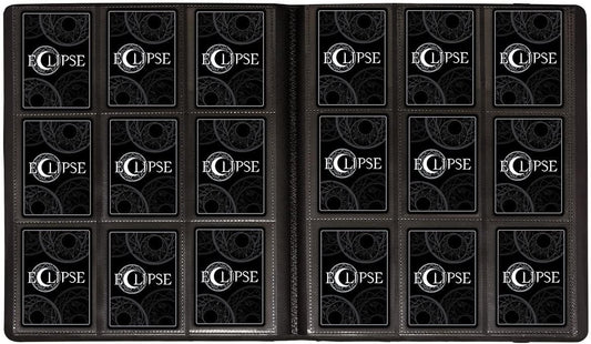 Ultra Pro Eclipse 9 pocket binder. open to show card sleeve slots 