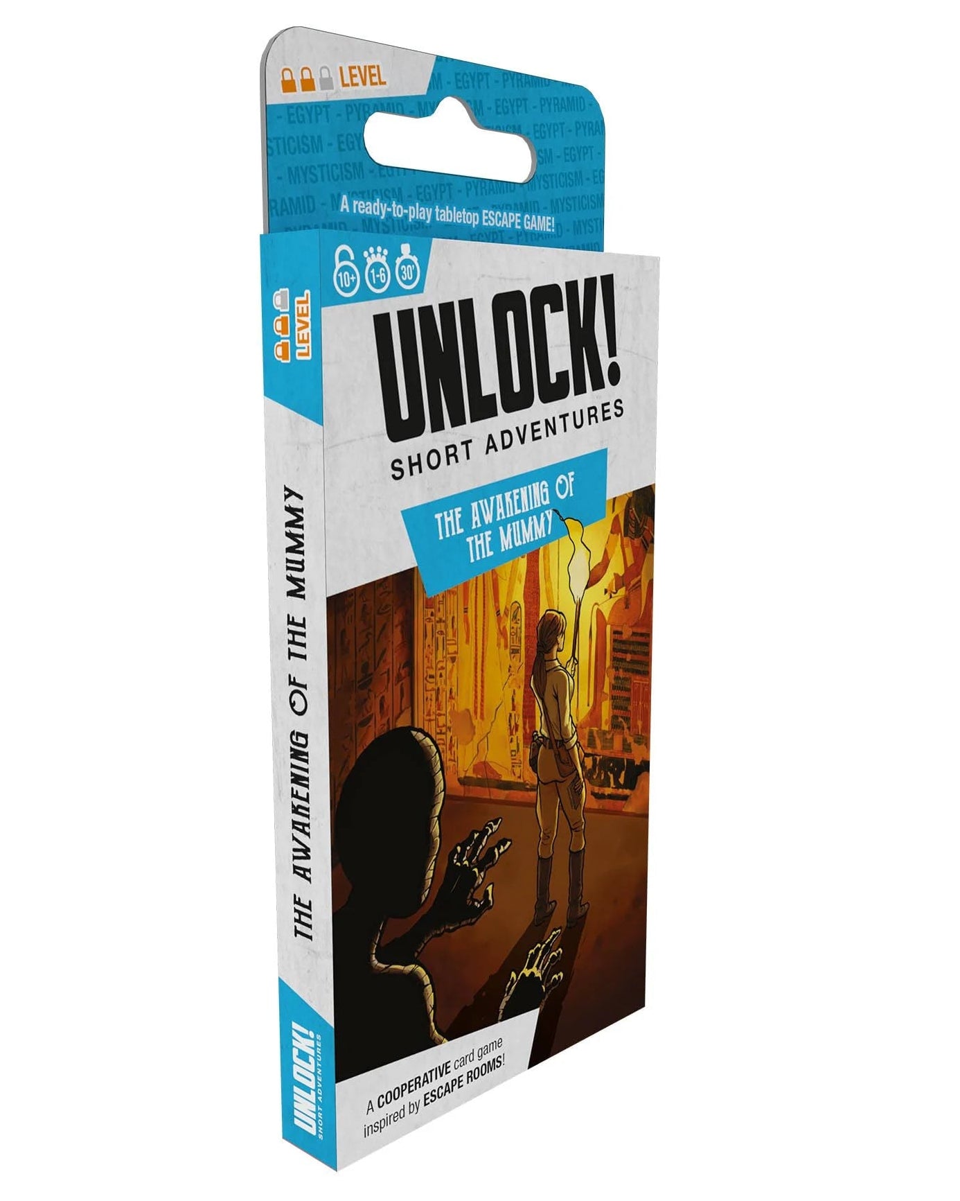 Unlock! Short Adventures – The Awakening of the Mummy game box on a white background