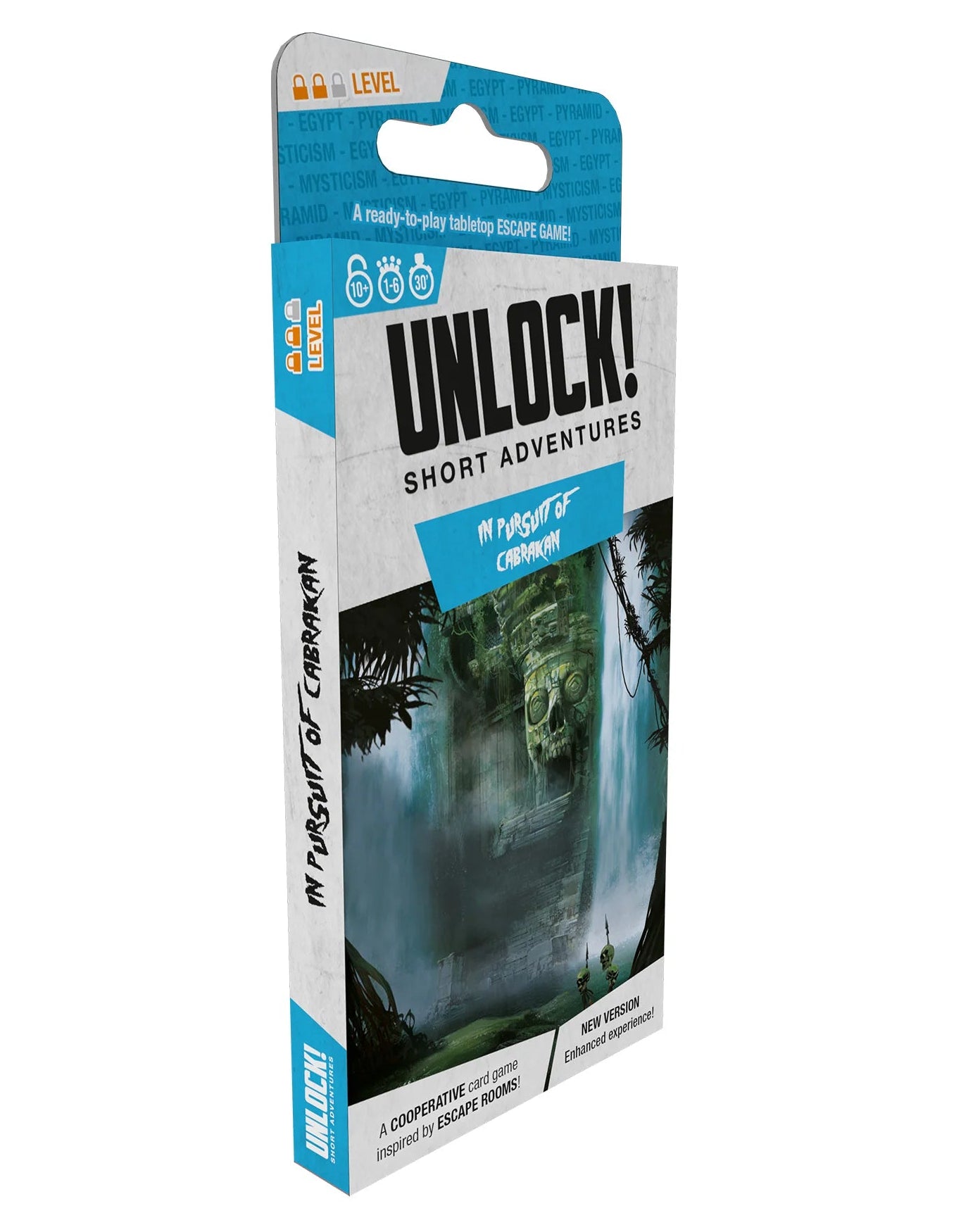 Game box for Unlock! Short 5 - In Pursuit of Cabrakan with a scenic cover on a white background