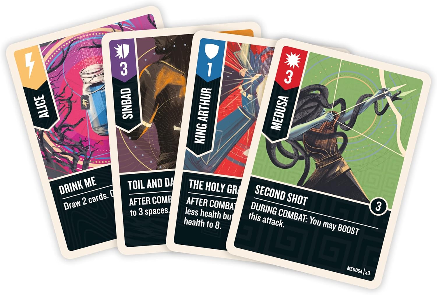 Unmatched - Battle of Legends Vol 1 select few playing cards